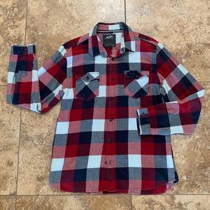 Vans button down flannel